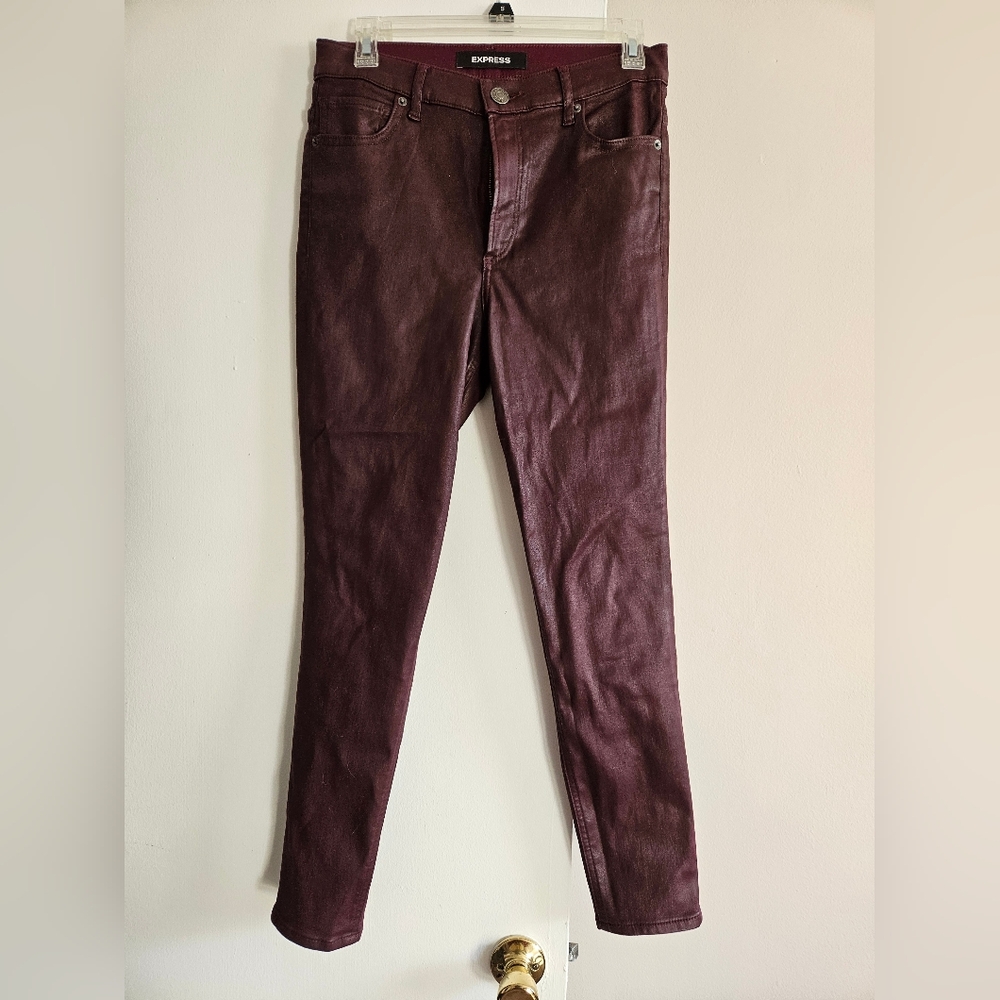Express plum leggings